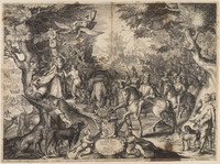 TvB G 2471
<br/>
Allegorie voorspoed onder Maurits van Nassau, 1602
<br/>
<em>Saenredam, Jan (ca. 1565/1566-1607)</em>